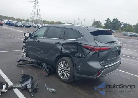 2025 Toyota Highlander Platinum из США, поврежденный, VIN 5TDKDRBH7SS577080